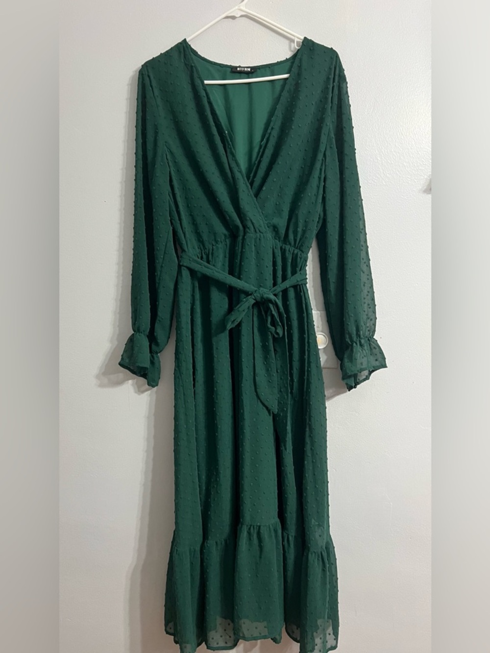 Amazon Women Maxi Dress in Dark Green